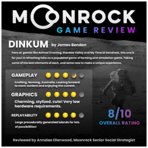 Moonrock - Game Reviews - Dinkum1